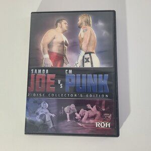 ROH Wrestling Samoa Joe vs. CM Punk DVD 2012 2-Disc Set Ring of Honor